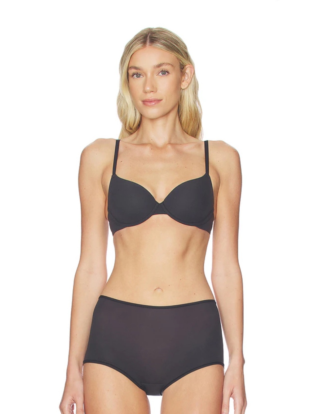 SKIMS Fits Everybody T-shirt Bra in Onyx 32C